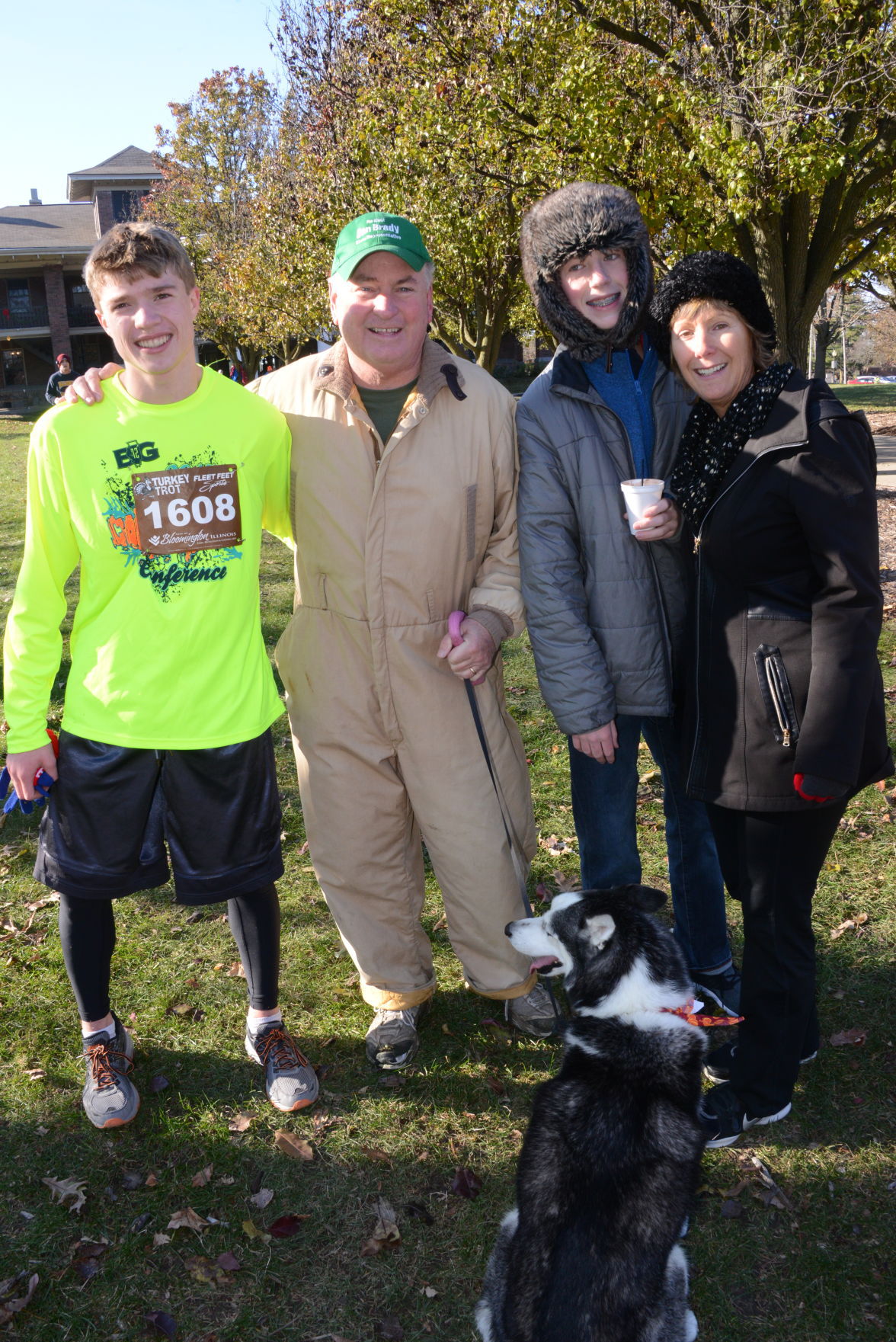 Carter Owen, State Rep. Dan Brady, Thomas and Teri Brady